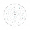 Spacedrum Evolution 13 notes - Gamme chromatique - Schéma notation en anglais